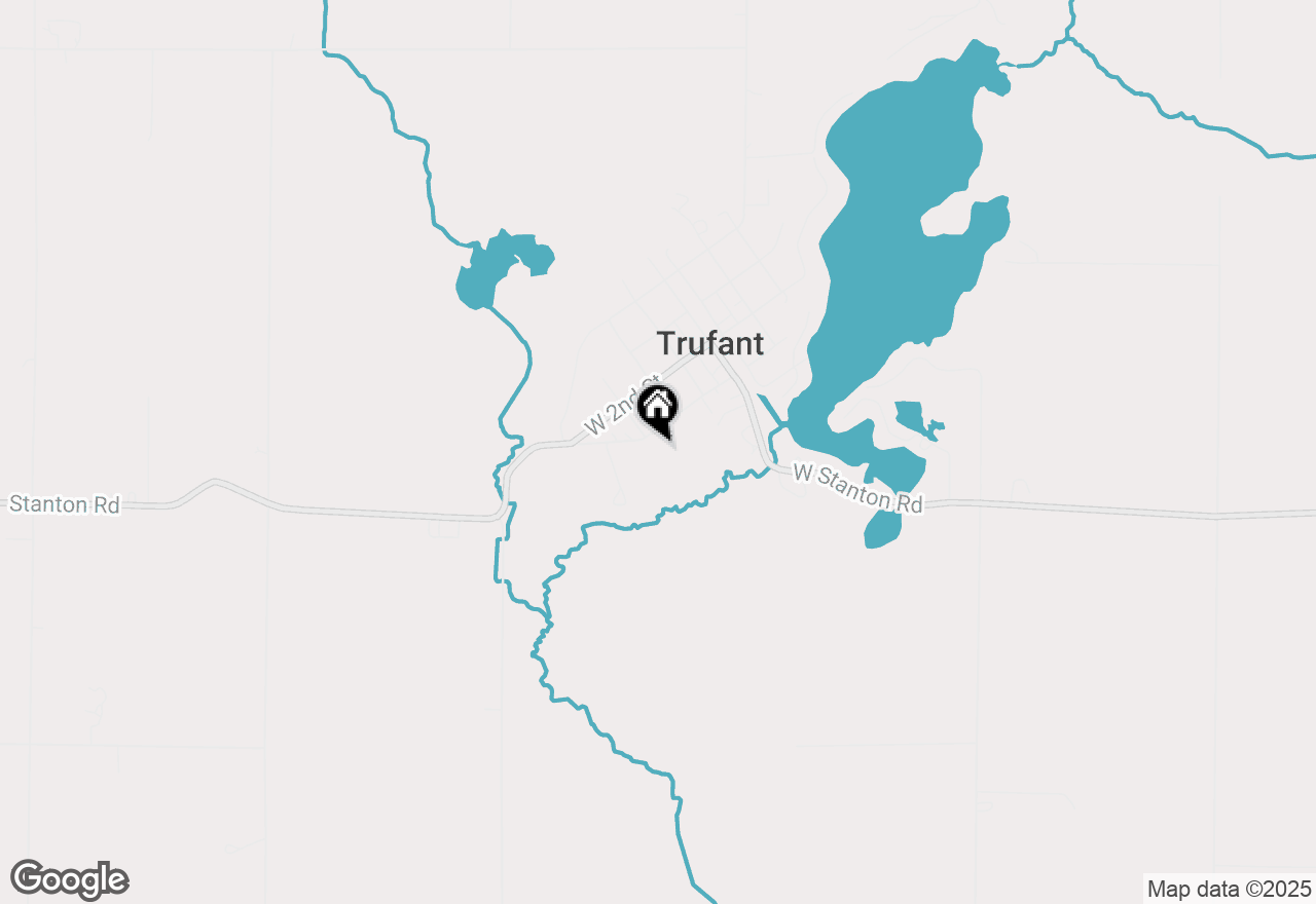 Map of 239 First Street, Trufant, MI 49347
