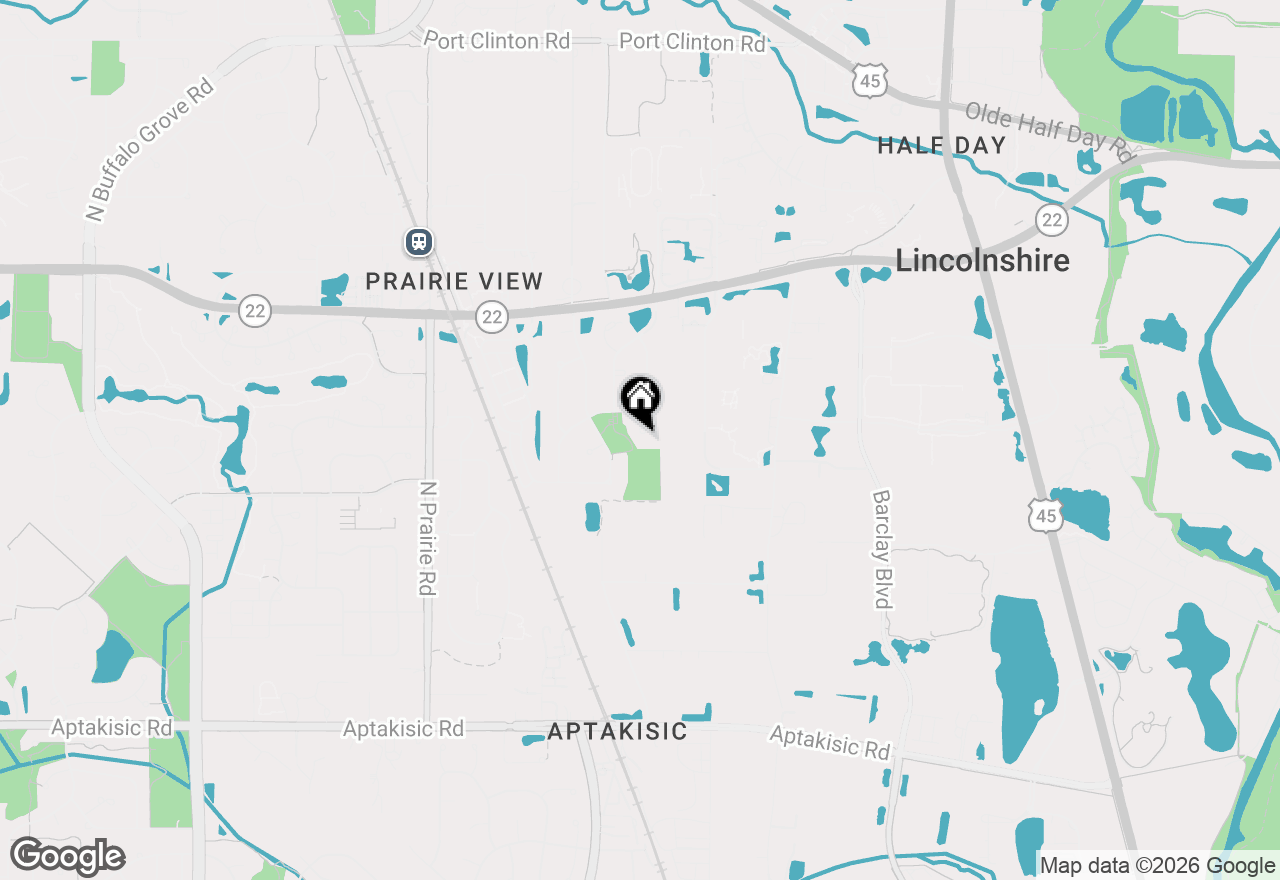 Map of 2393 Madiera Court, Buffalo Grove, IL 60089