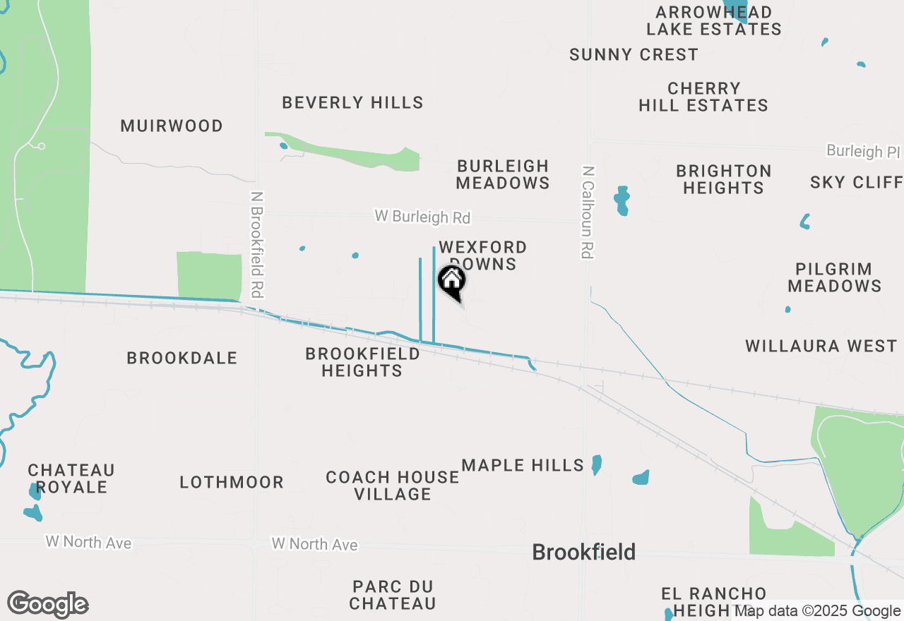 Map of 17652 Nassau Dr, Brookfield, WI 53045