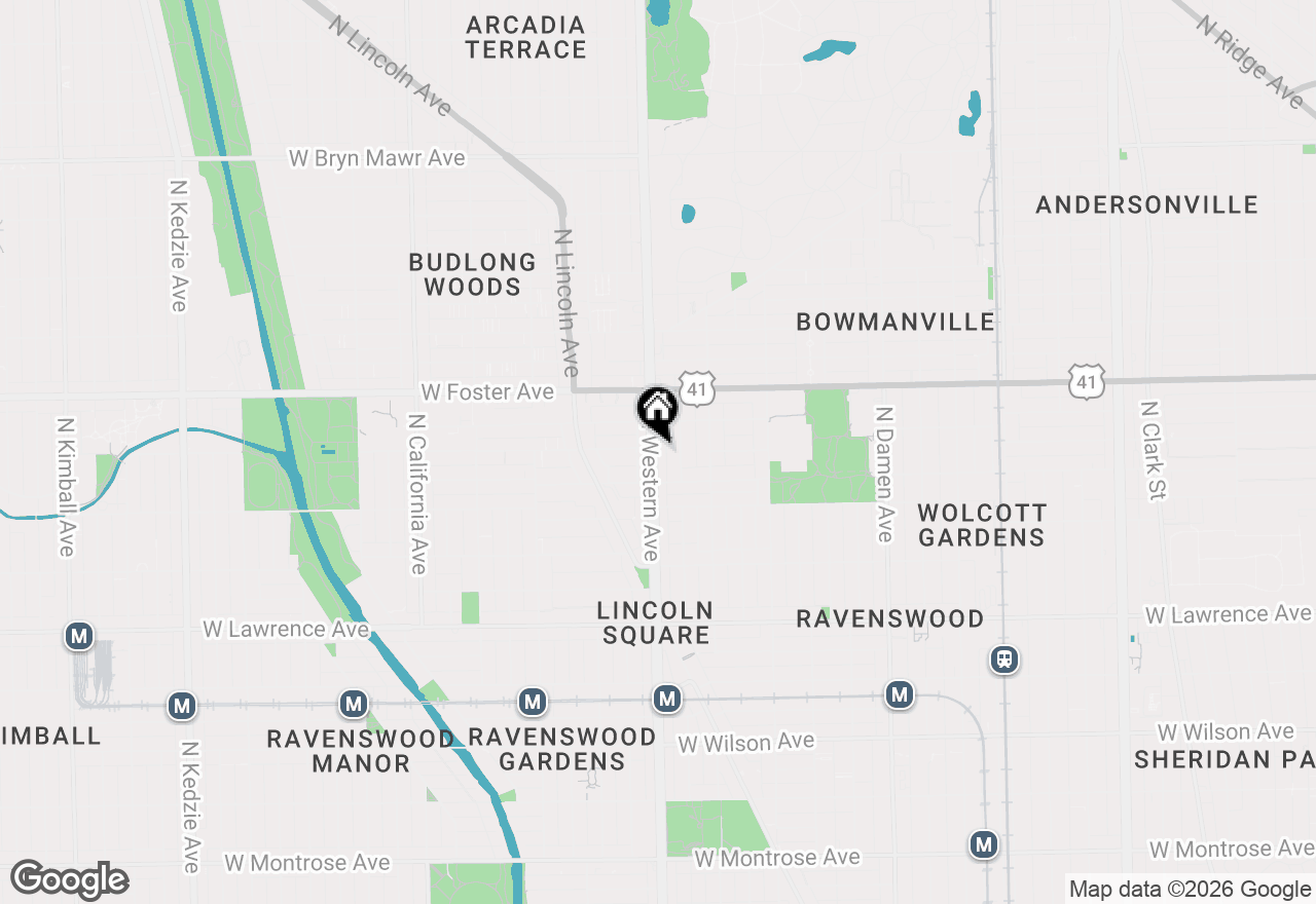 Map of 5057 N Western Avenue, Chicago, IL 60625