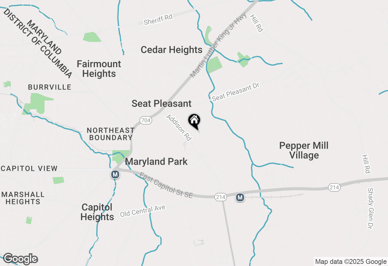 Map of 6110 Drylog Street, Capitol Heights, MD 20743