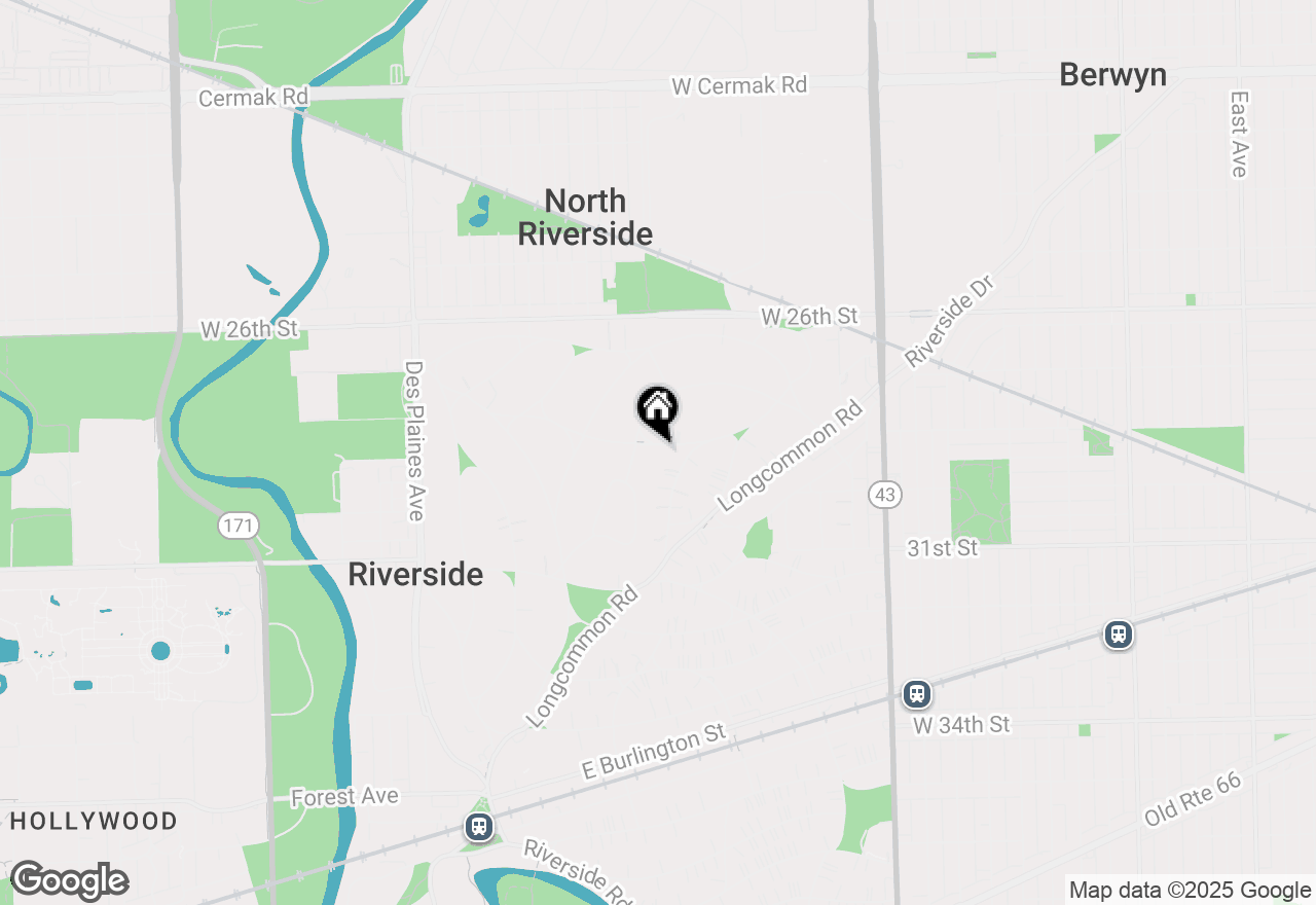 Map of 223 Southcote Road, Riverside, IL 60546