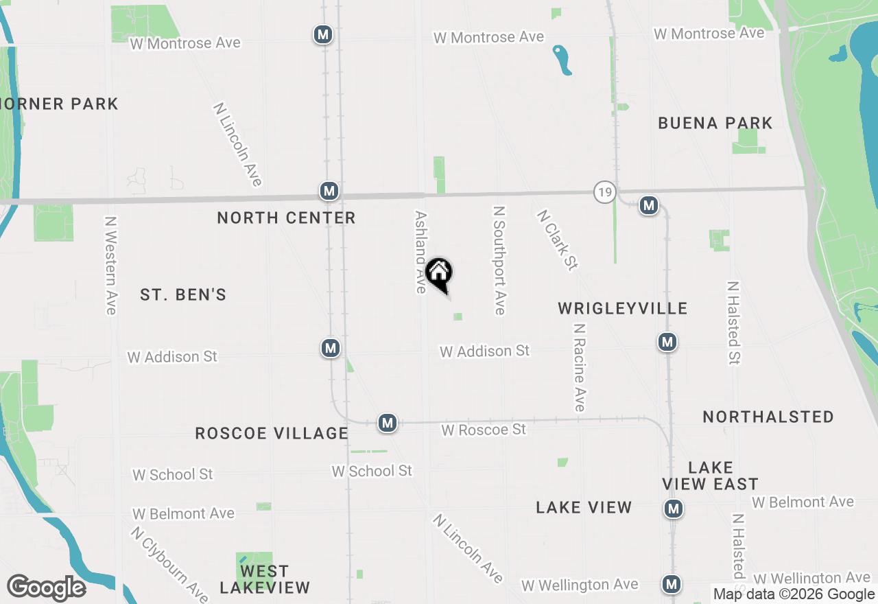 Map of 3714 N Bosworth Avenue, Chicago, IL 60613