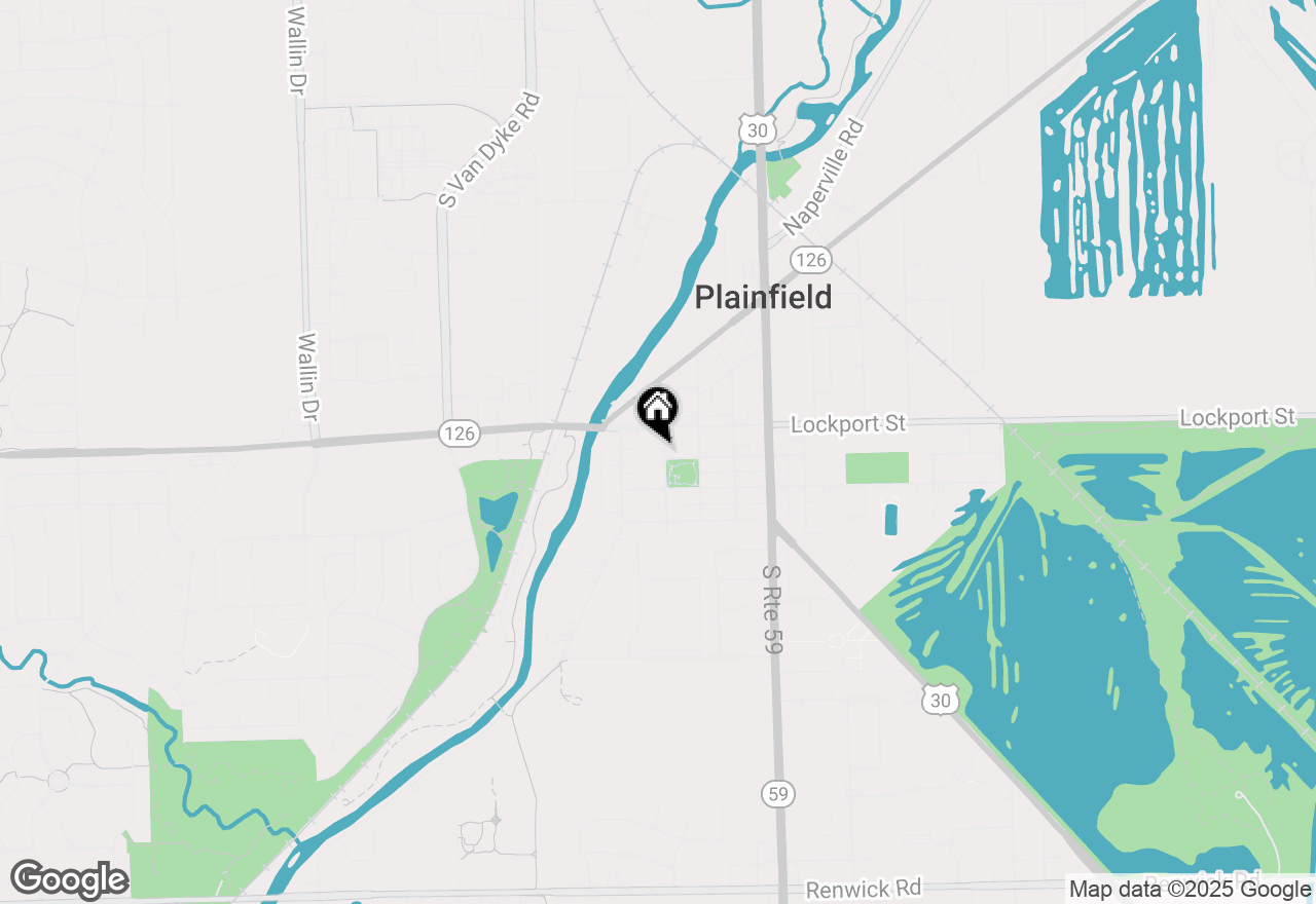 Map of 15118 S Fox River Street, Plainfield, IL 60544