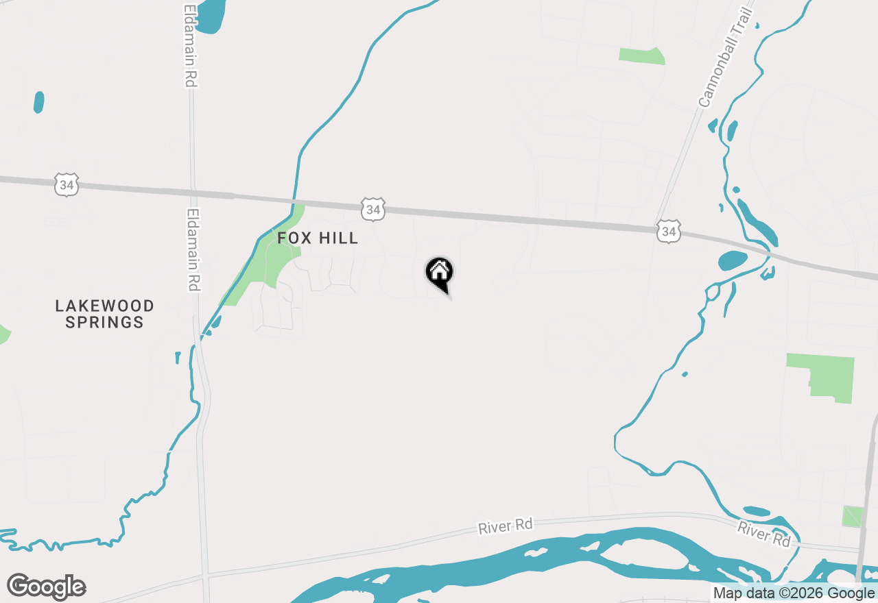 Map of 1363 Chestnut Lane, Yorkville, IL 60560