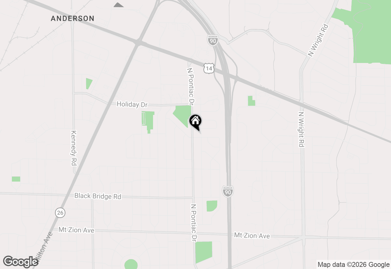 Map of 2308 N Pontiac Drive, Janesville, WI 53545