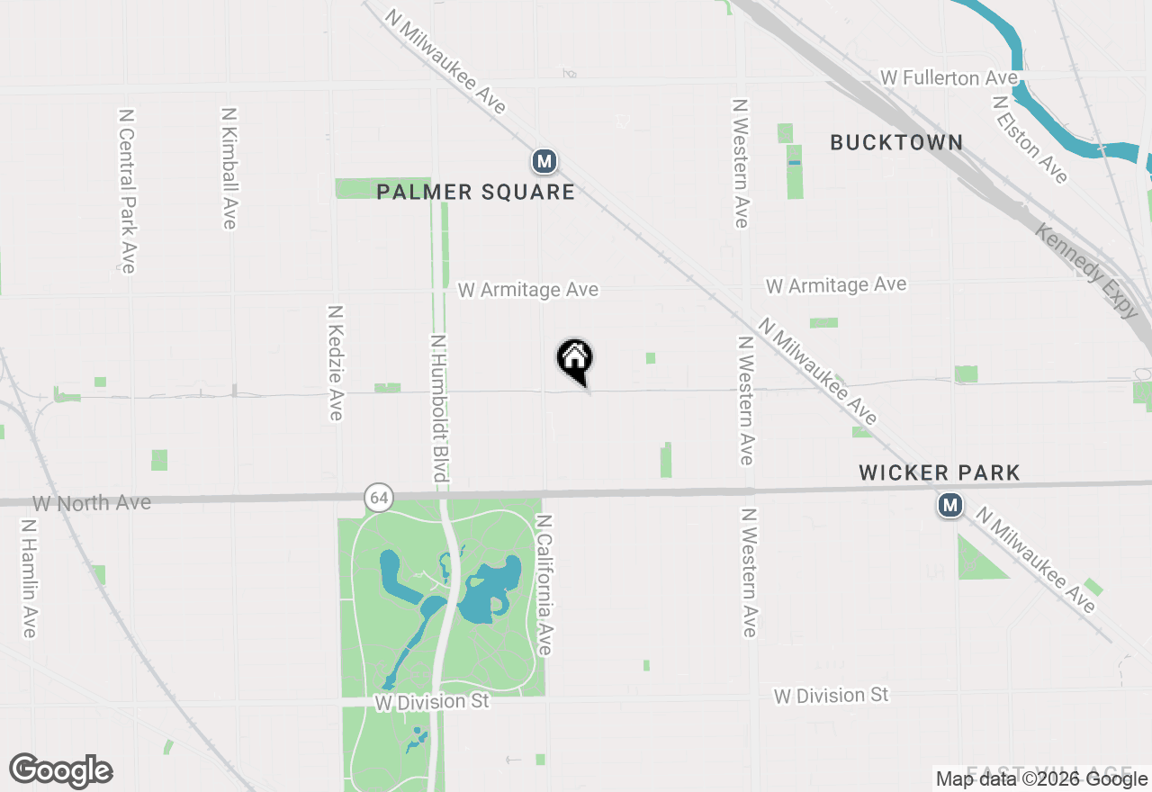 Map of 1755 N Fairfield Avenue, Chicago, IL 60647