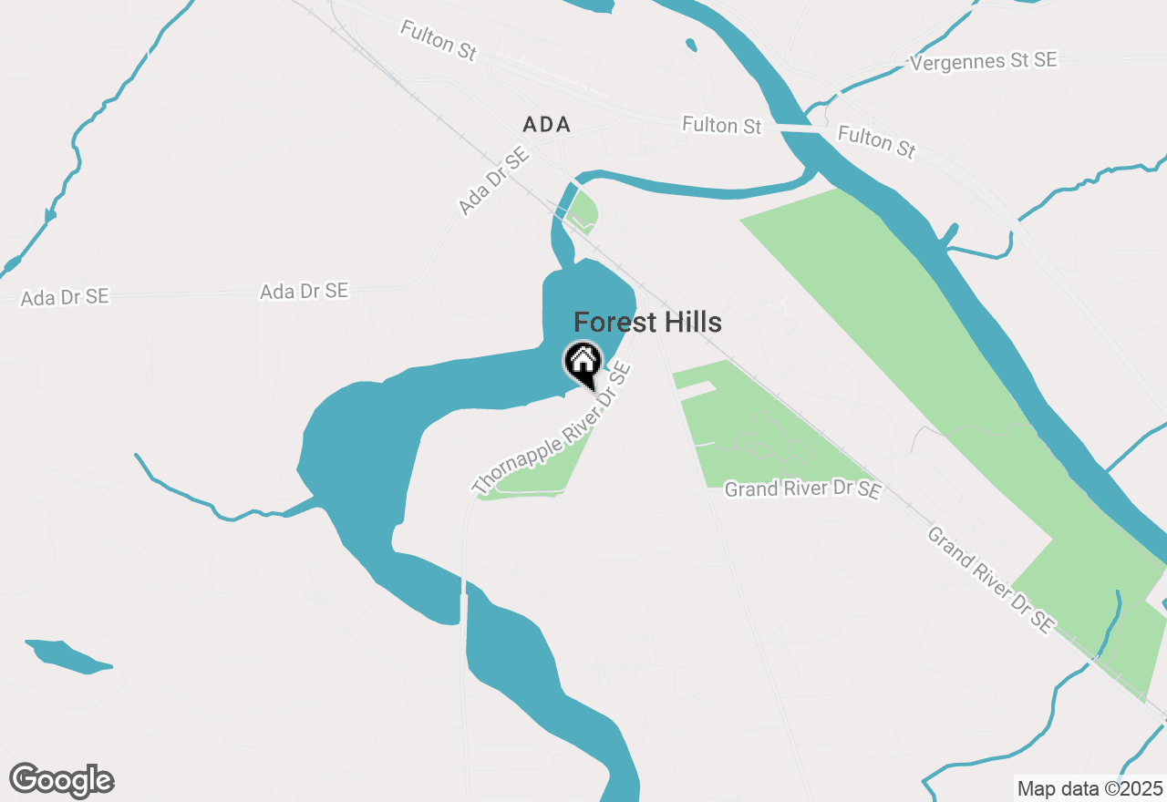 Map of 1041 Thornapple River Drive Se, Ada, MI 49301
