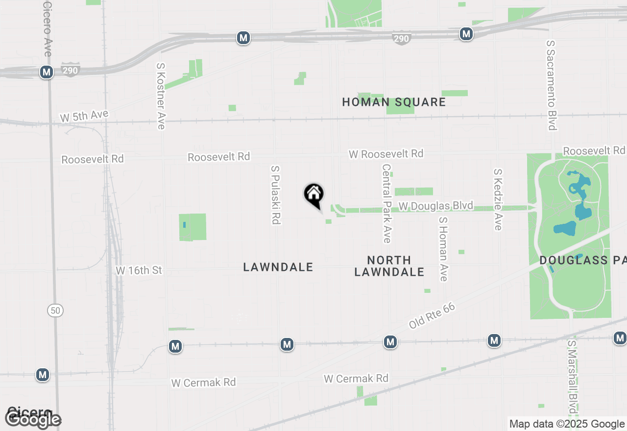 Map of 3839 W 14th Street, Chicago, IL 60623