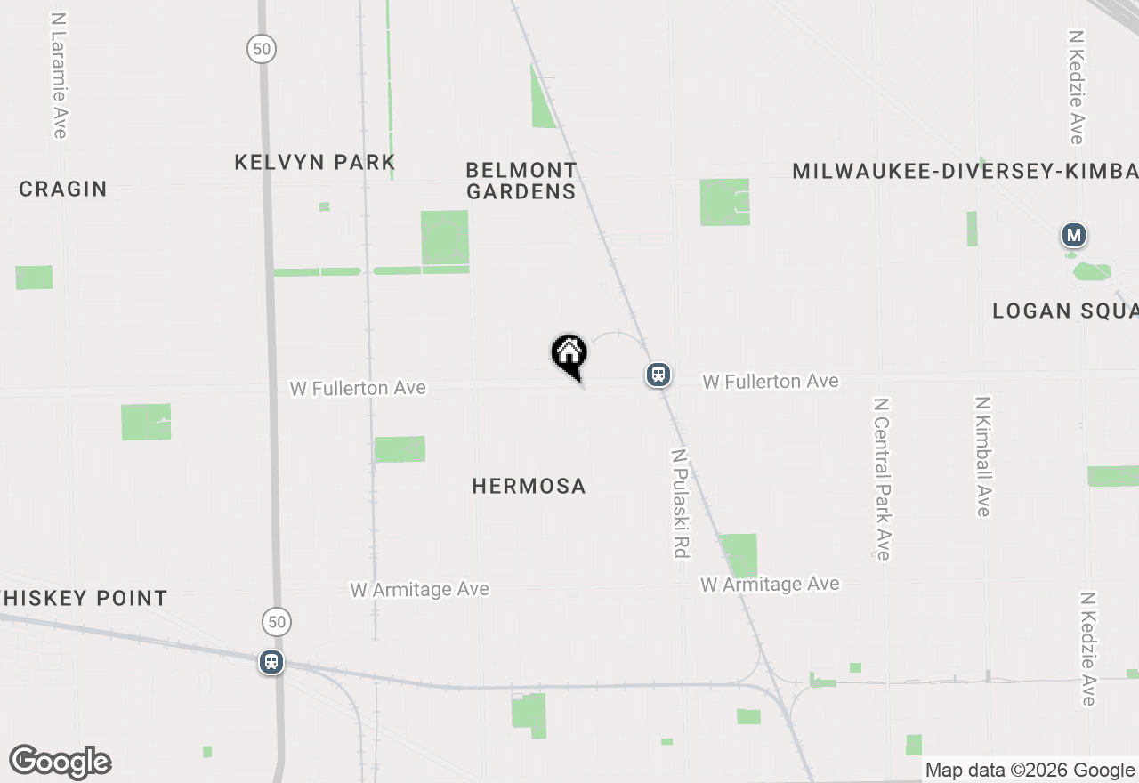 Map of 4203 W Fullerton Avenue, Chicago, IL 60639