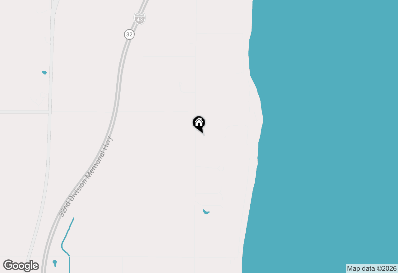 Map of 7236 Sauk Trail Rd, Cedar Grove, WI 53013