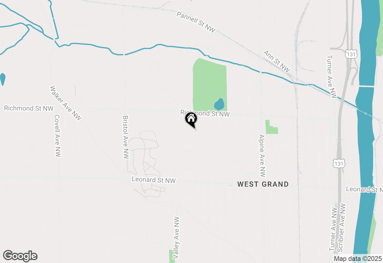 Map of 1459 Garfield Avenue Nw, Grand Rapids, MI 49504
