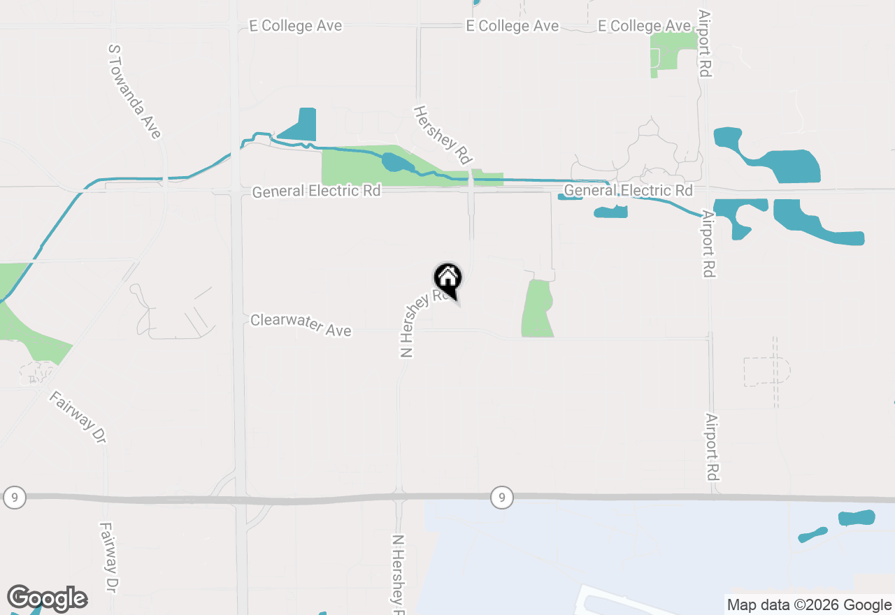 Map of 5 Siesta Court, Bloomington, IL 61704