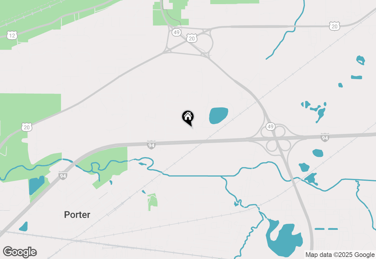 Map of 602 Coffee Creek Road, Chesterton, IN 46304