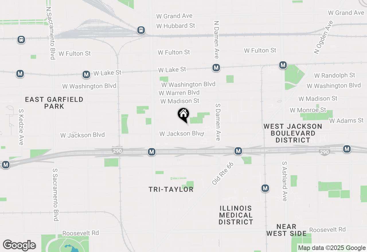 Map of 204 S Leavitt Street #404, Chicago, IL 60612