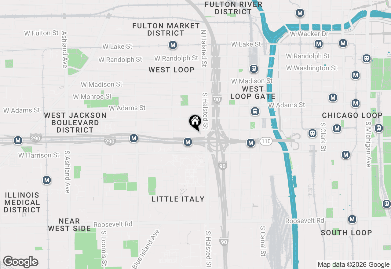 Map of 400 S Green Street #406, Chicago, IL 60607