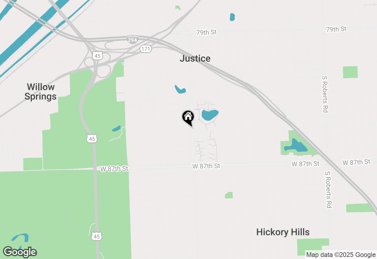 Map of 8420-44 S 88th Avenue, Justice, IL 60458