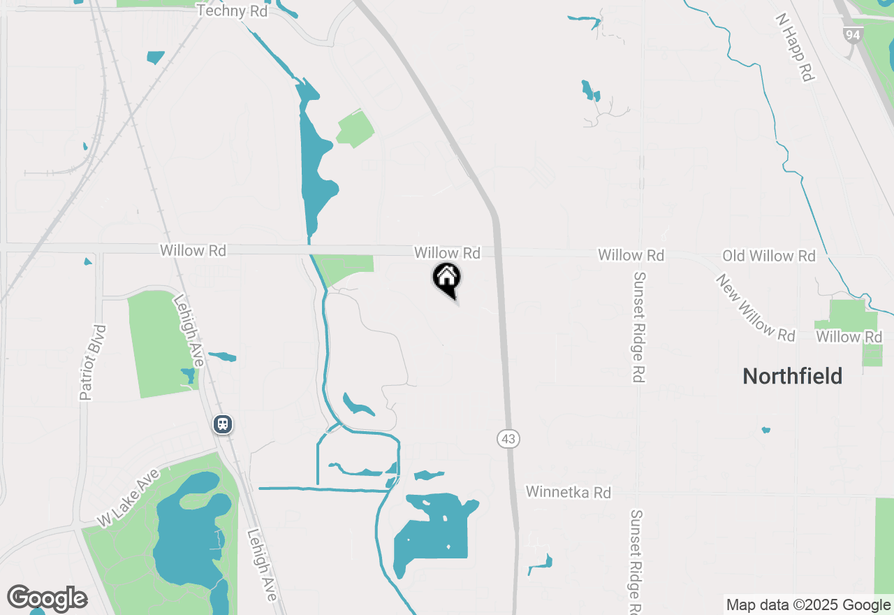 Map of 1802 Camden Drive, Glenview, IL 60025