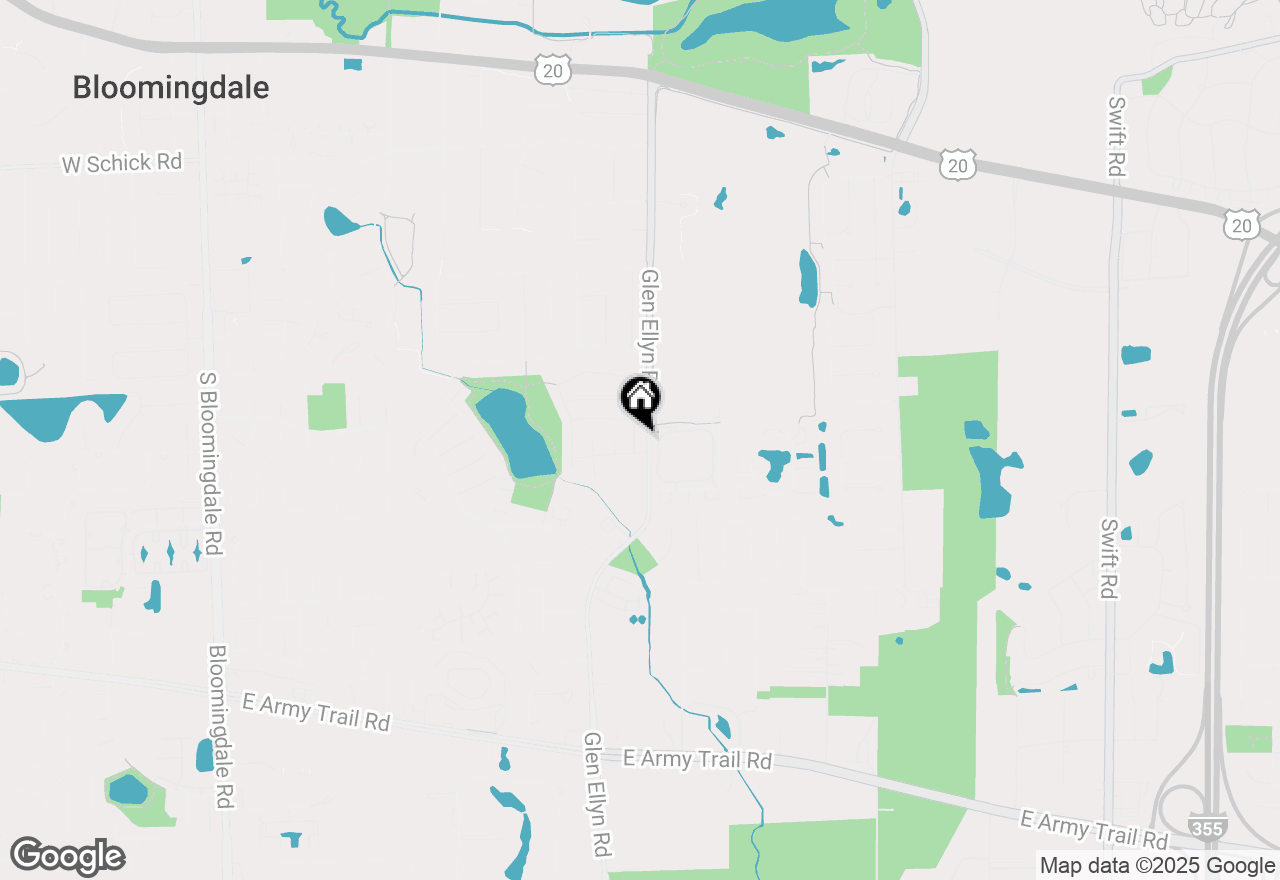 Map of 243 Pebble Creek Drive, Bloomingdale, IL 60108