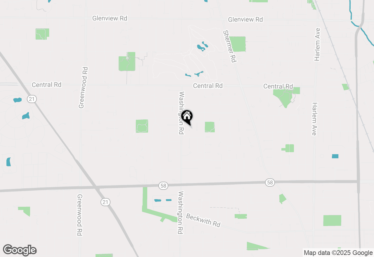Map of 316 Nellie Court, Glenview, IL 60025