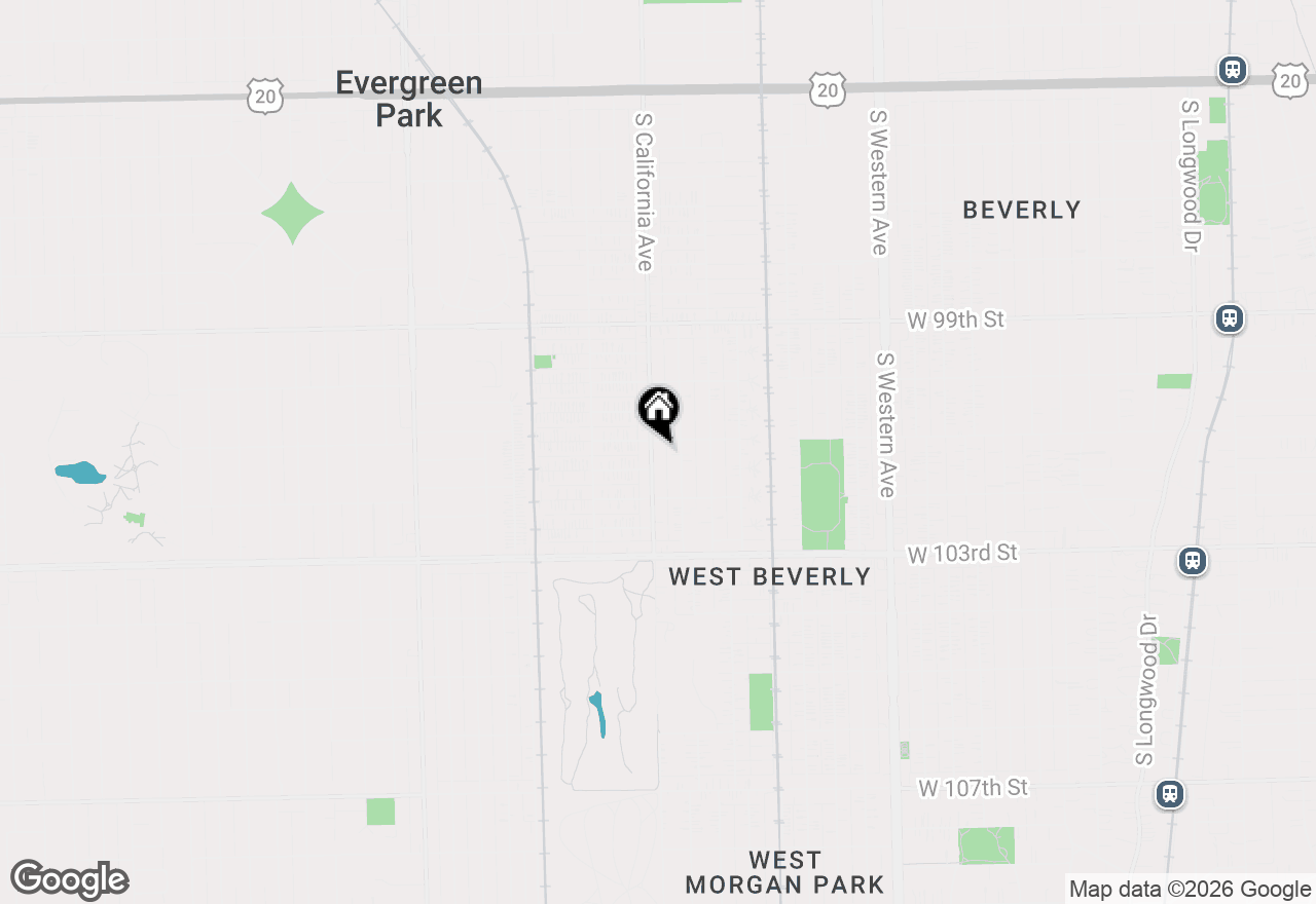 Map of 10111 S California Avenue, Chicago, IL 60655