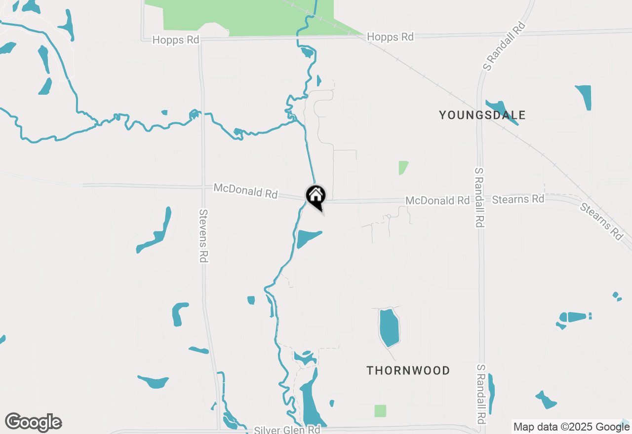 Map of 643 Oak Lane, South Elgin, IL 60177