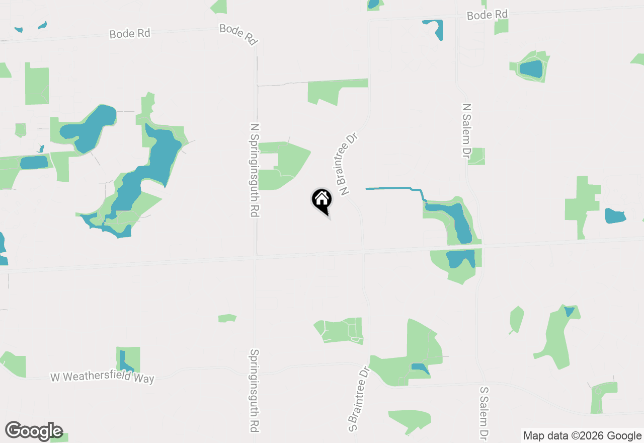 Map of 1320 Elm Drive, Schaumburg, IL 60194