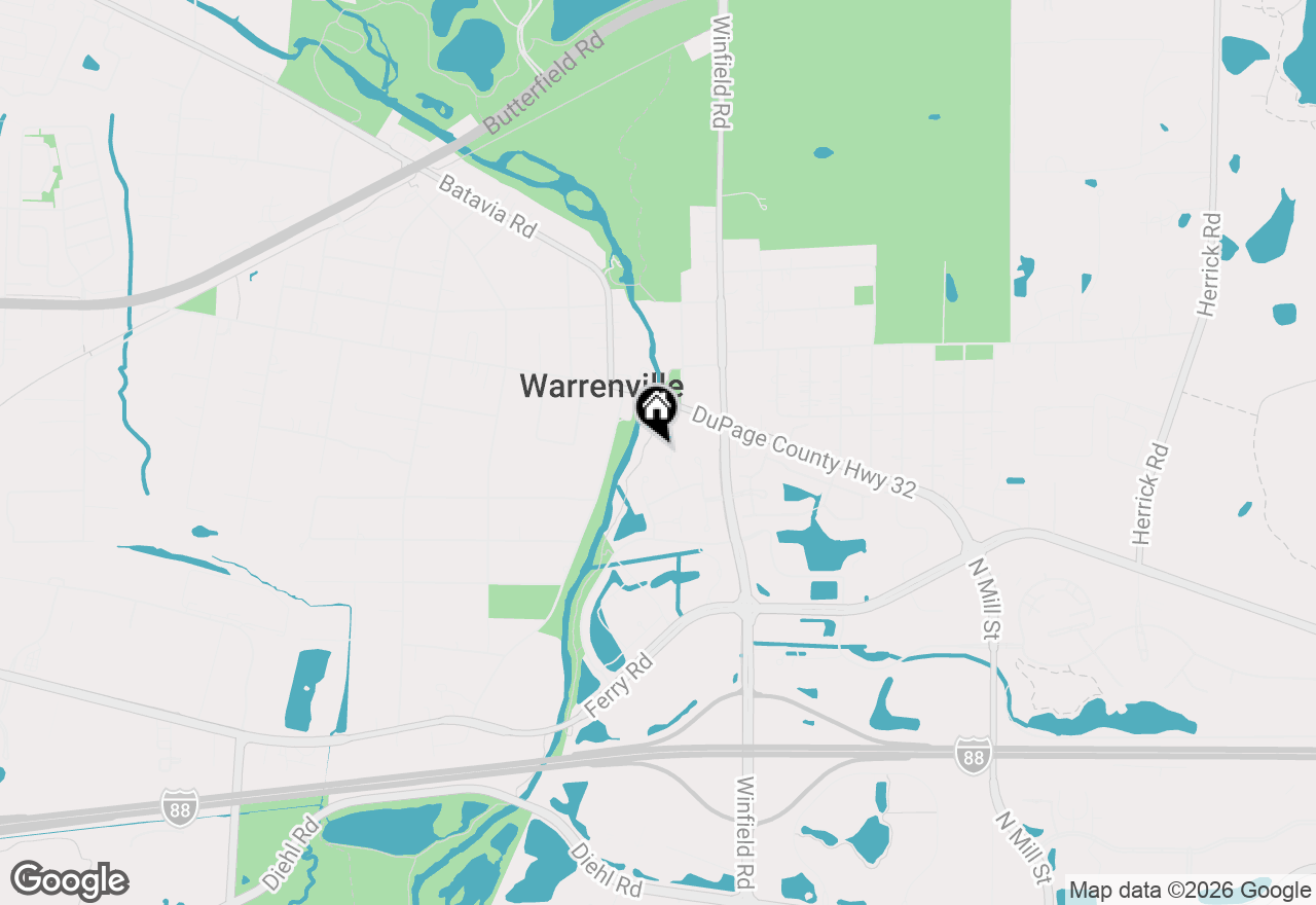 Map of 32102 Millard Circle #2, Warrenville, IL 60555