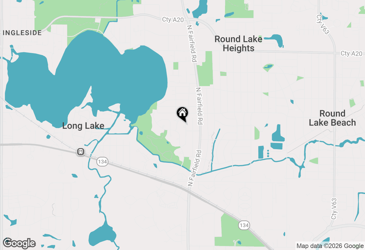 Map of 1244 N Red Oak Circle #3, Round Lake Beach, IL 60073