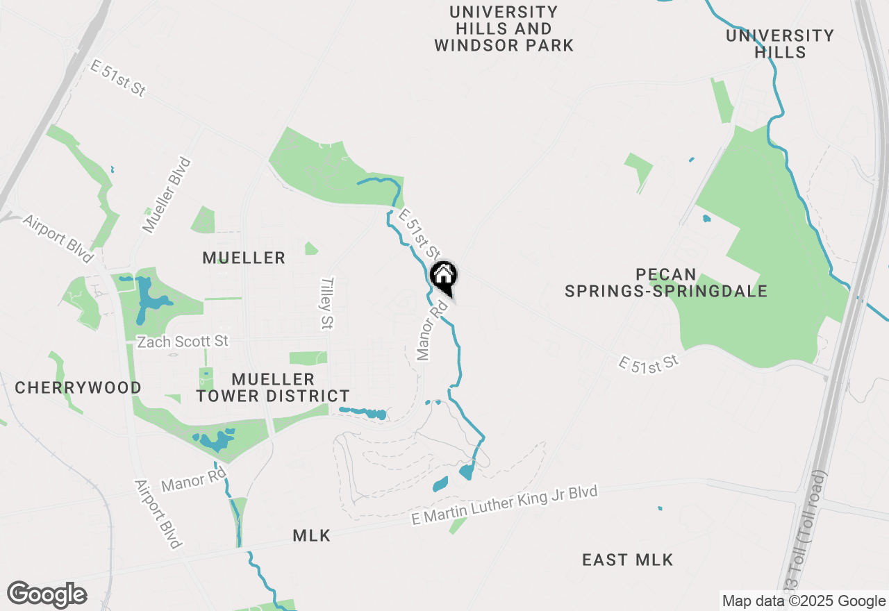 Map of 4810 Creekwood Rd, Austin, TX 78723