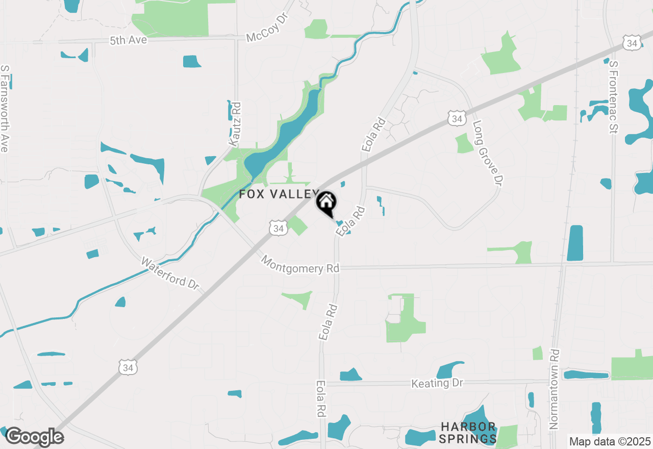 Map of 1156 Haag Court, Aurora, IL 60504