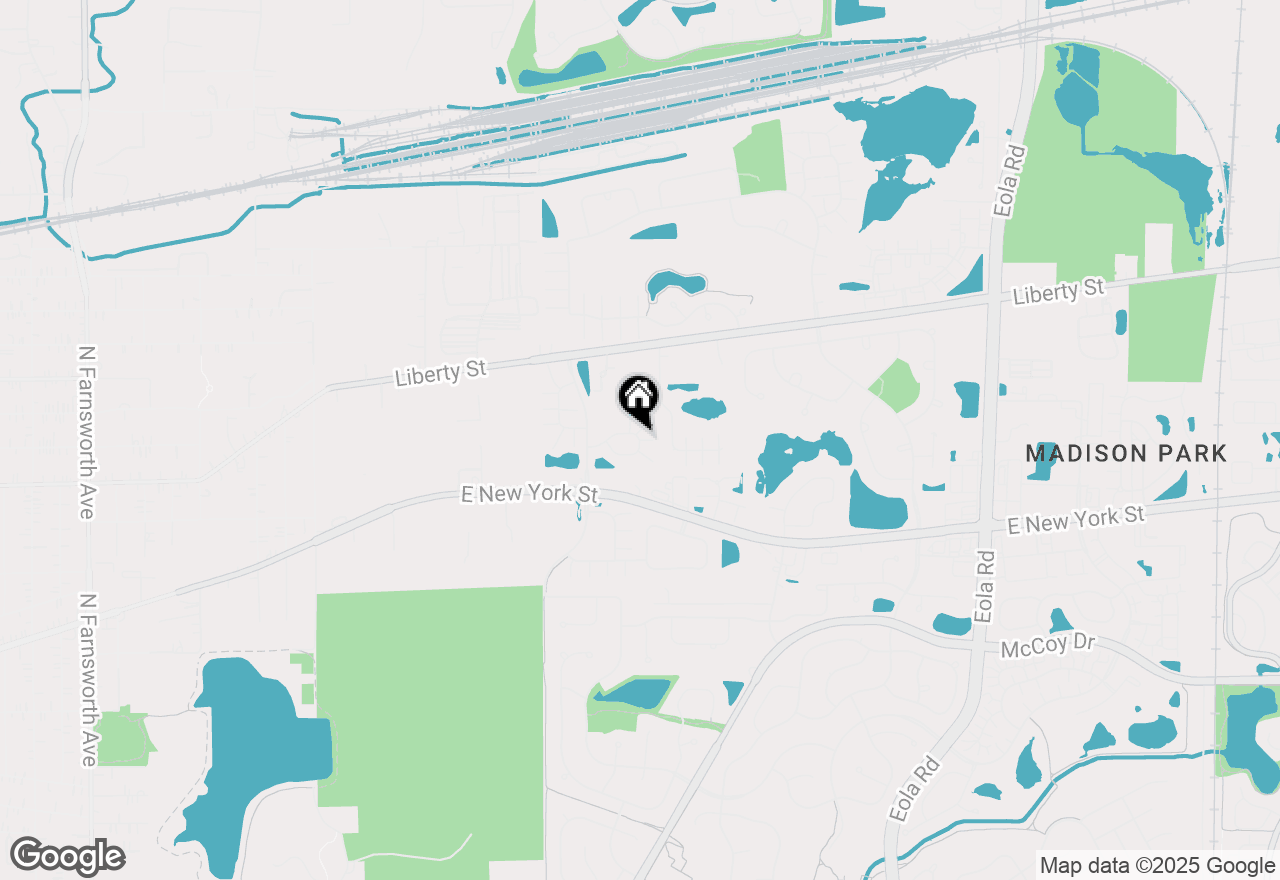 Map of 2309 Hudson Circle, Aurora, IL 60502