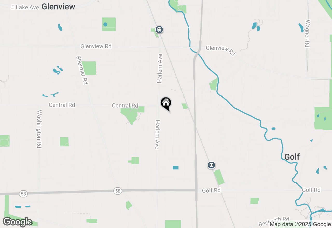 Map of 1821 George Court, Glenview, IL 60025