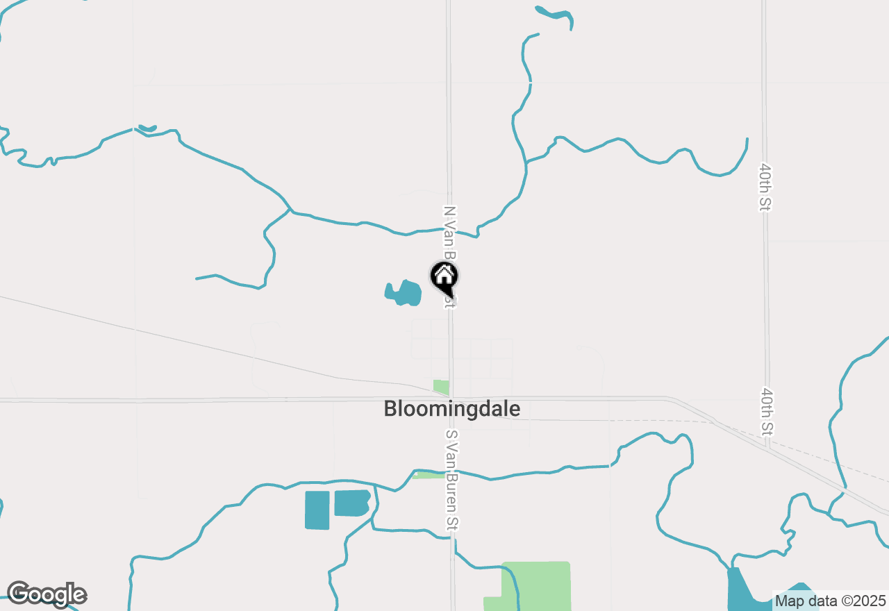 Map of 508 N Van Buren Street, Bloomingdale, MI 49026