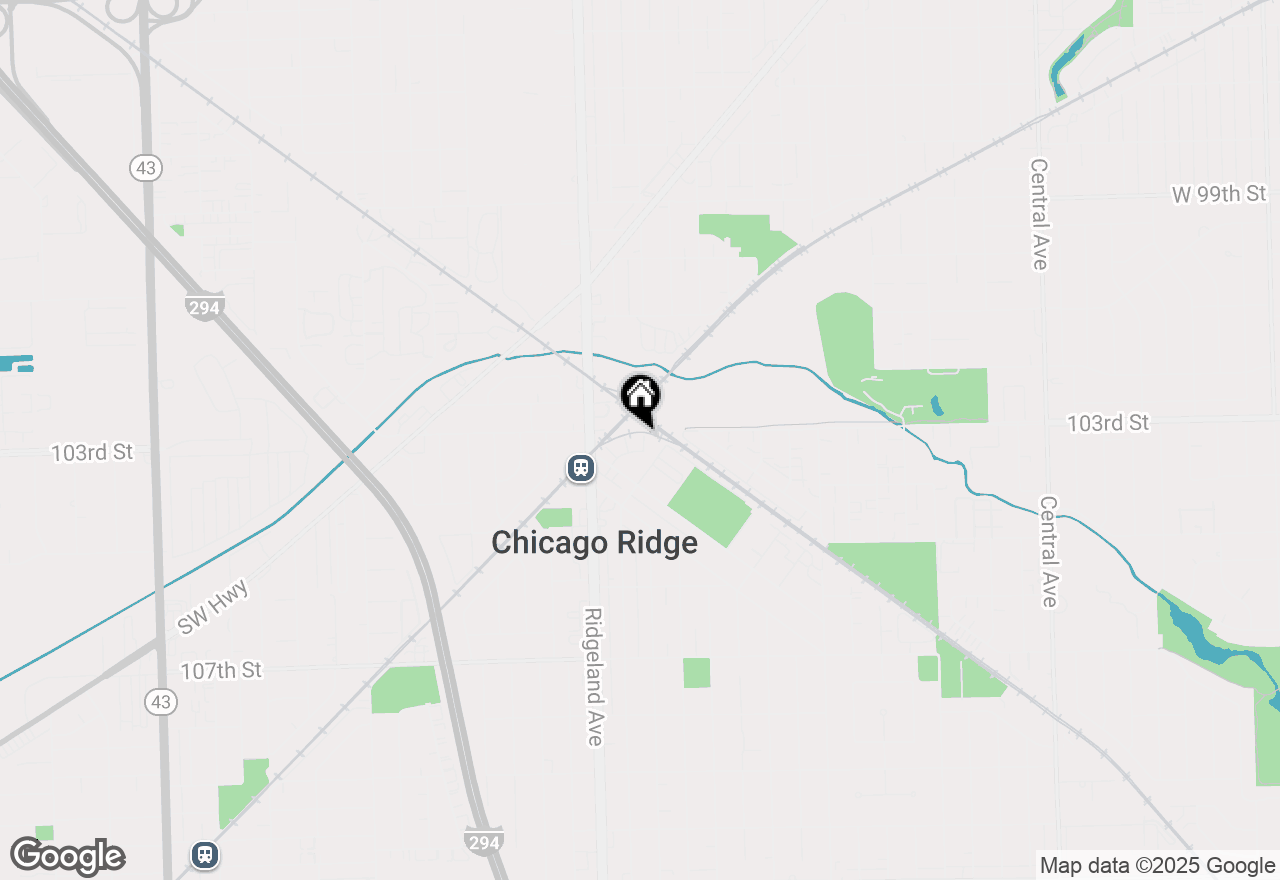 Map of 10298 Kerry Ridge Court, Chicago Ridge, IL 60415