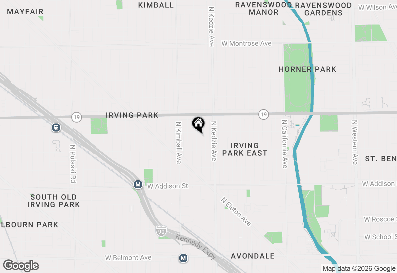 Map of 3847 N Spaulding Avenue, Chicago, IL 60618