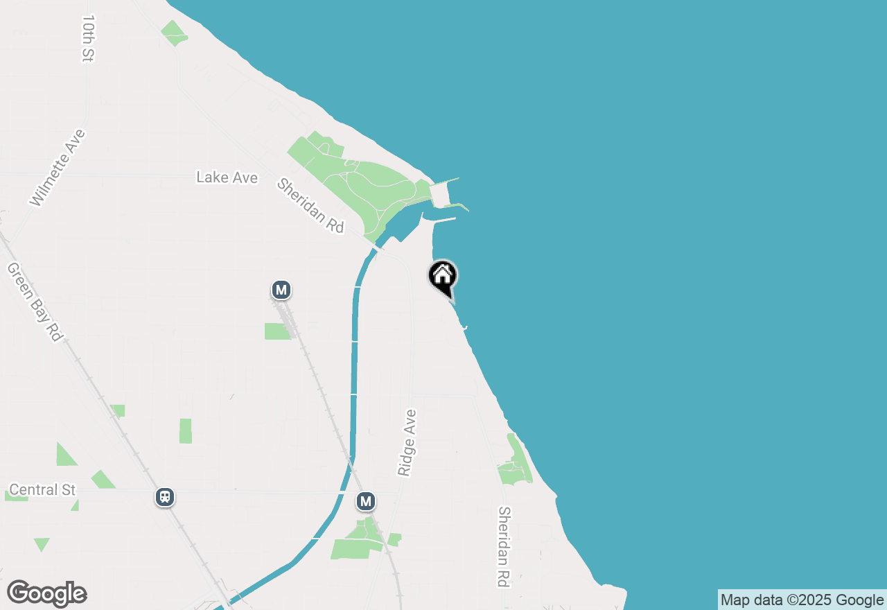 Map of 15 Linden Avenue, Wilmette, IL 60091