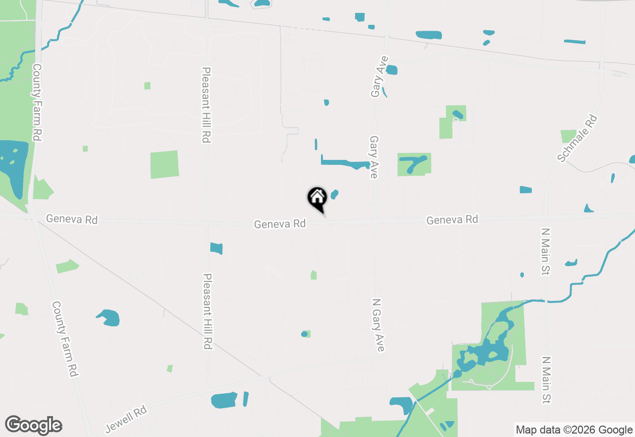Map of (Address confidential), Winfield, Illinois 60190