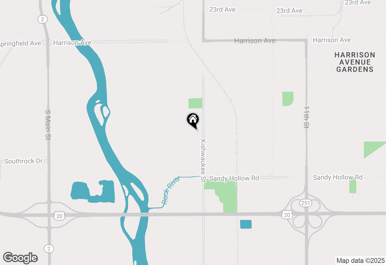 Map of 605 Barnum Road, Rockford, IL 61109