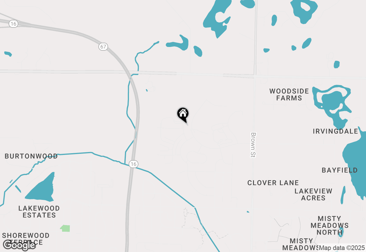 Map of 1721 Hammock Ln, Oconomowoc, WI 53066