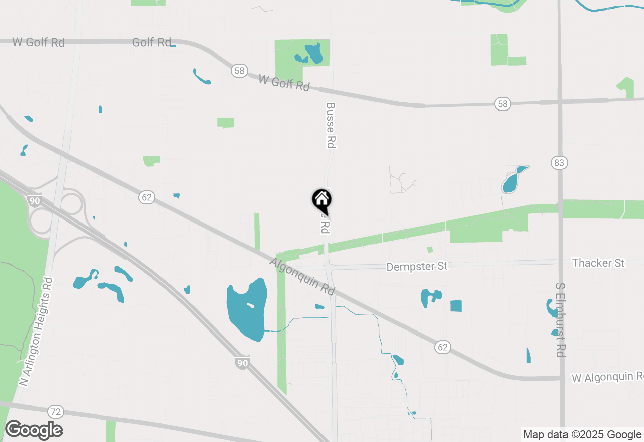 Map of 1480 Busse Road #2F, Mount Prospect, IL 60056