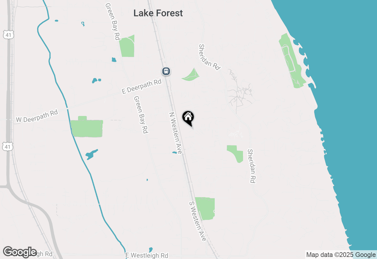 Map of 479 E Illinois Road, Lake Forest, IL 60045