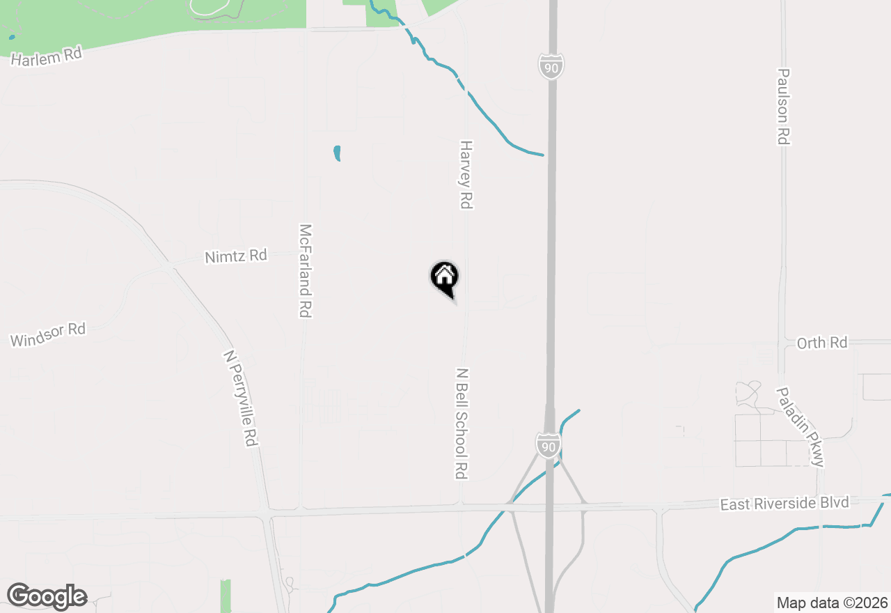 Map of 7422 Chucks Way, Loves Park, IL 61111