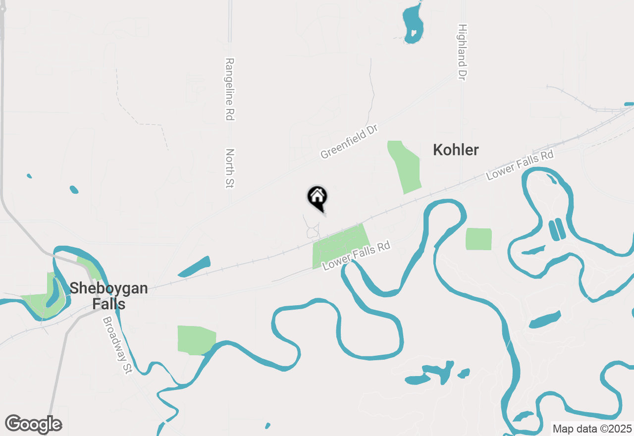 Map of 704 Green Tree Rd, Kohler, WI 53044