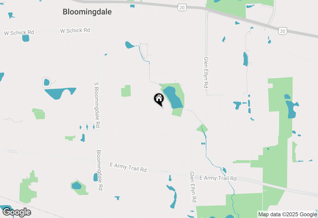 Map of 253 Edgewater Drive, Bloomingdale, IL 60108