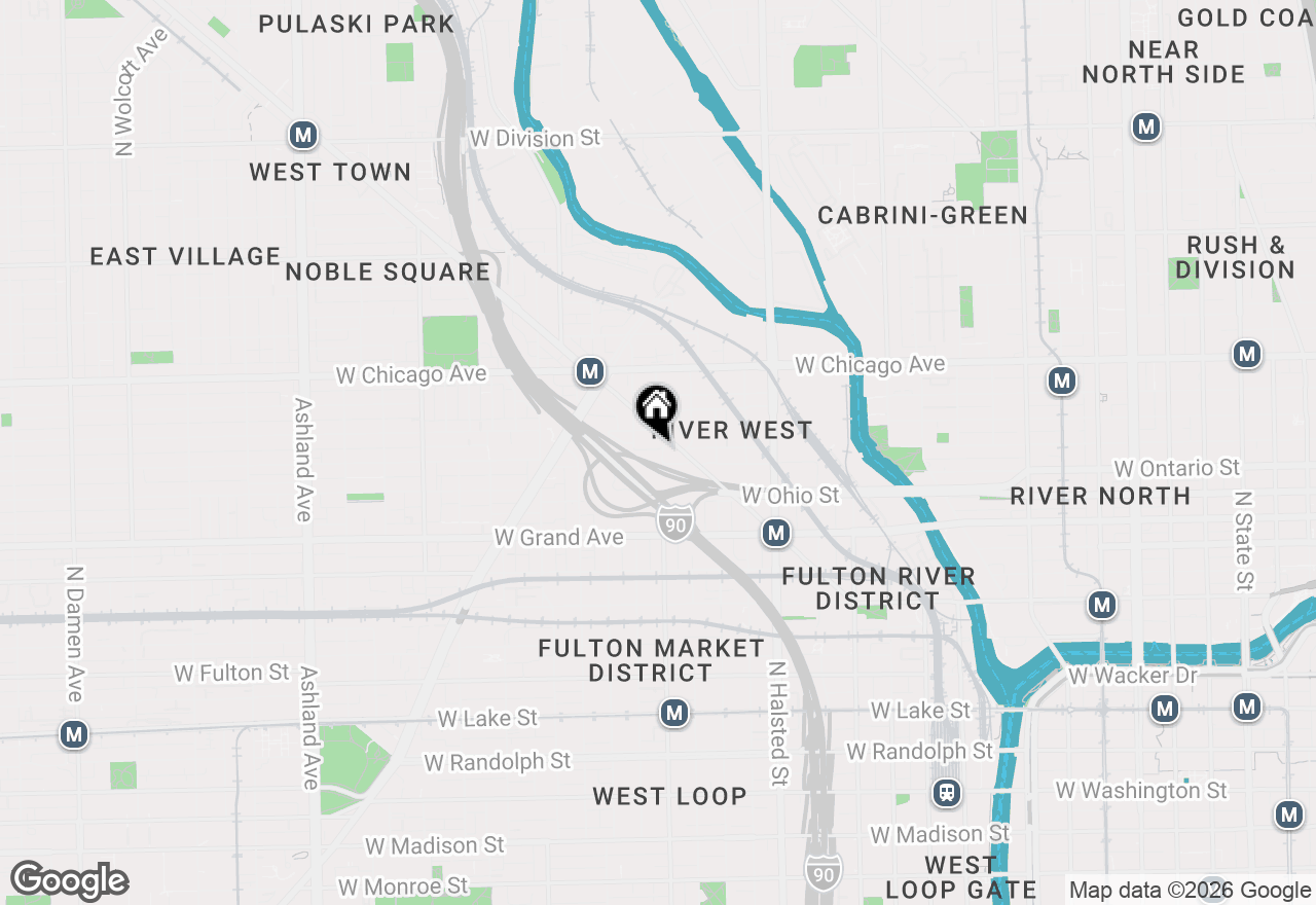 Map of 650 N Morgan Street #202, Chicago, IL 60642