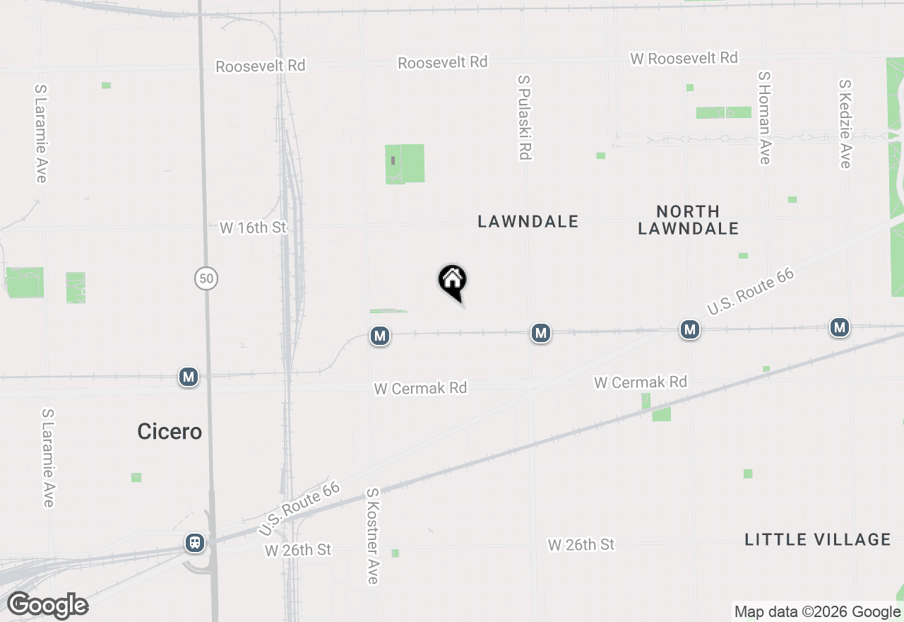 Map of 1931 S Keeler Avenue, Chicago, IL 60623
