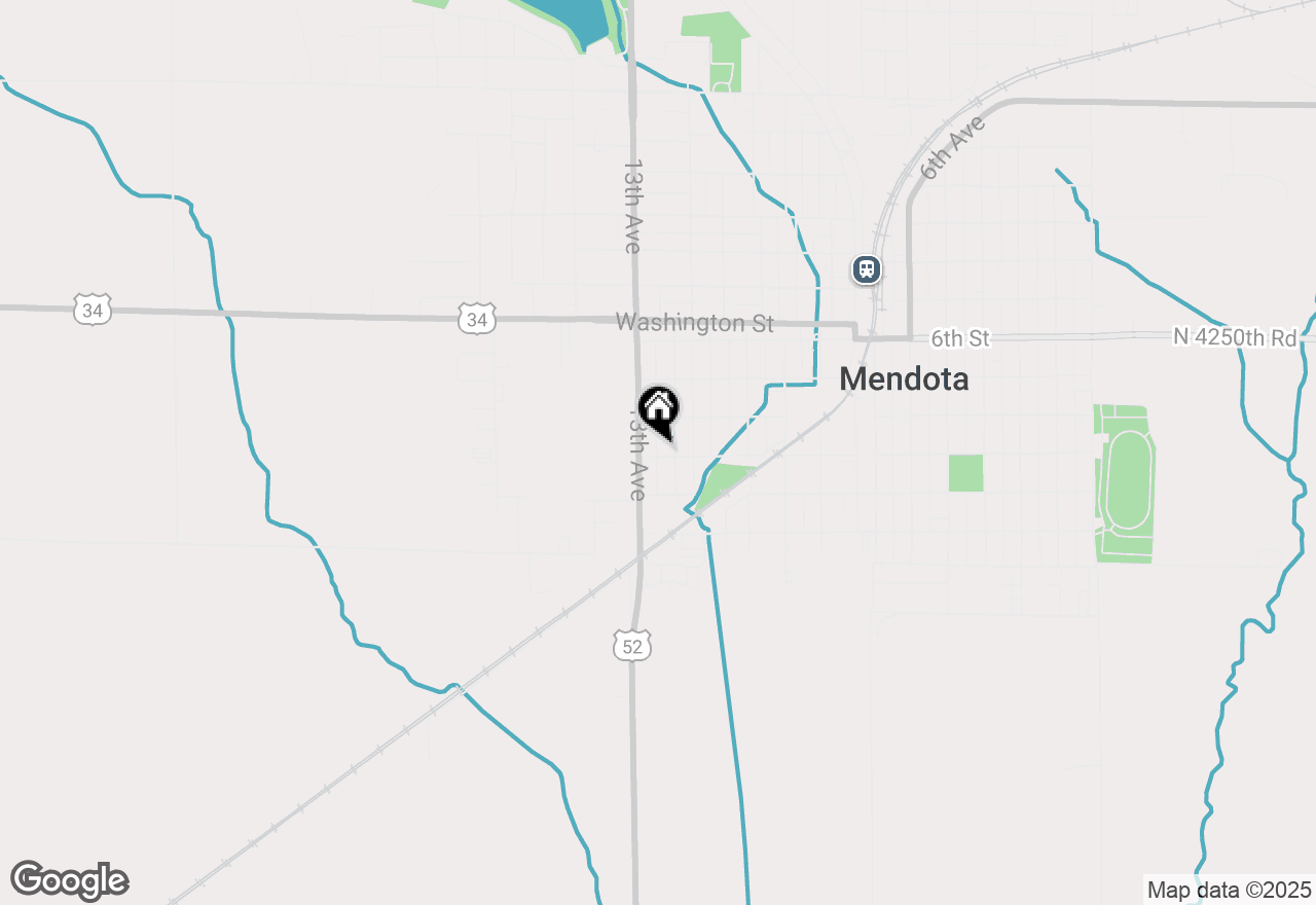 Map of 1204 3rd Street, Mendota, IL 61342