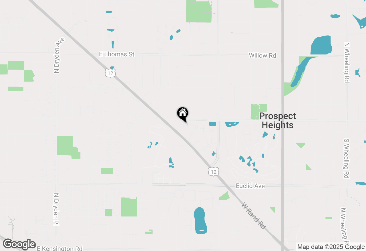 Map of 1522 Stonegate Manor #1522, Mount Prospect, IL 60056