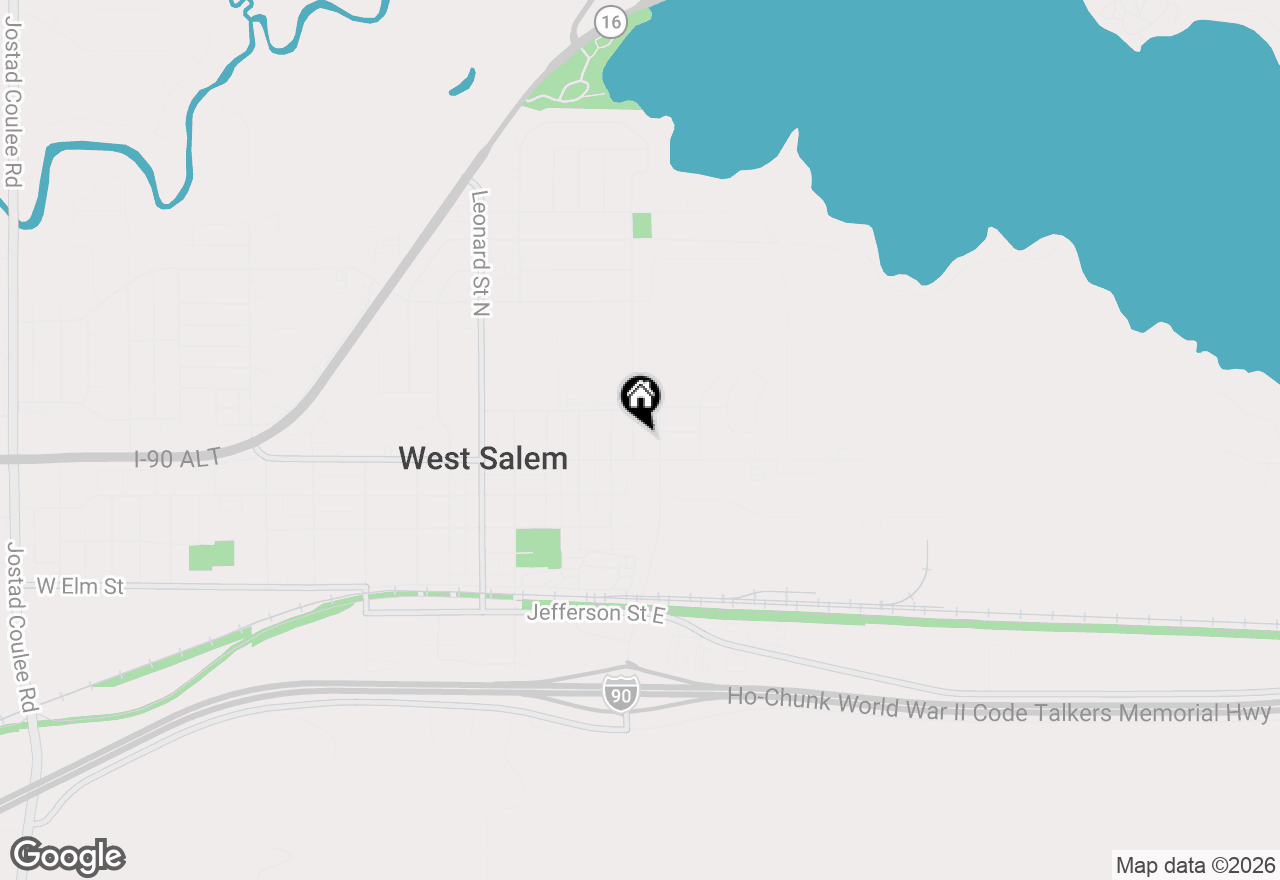 Map of 323 Mark St N, West Salem, WI 54669
